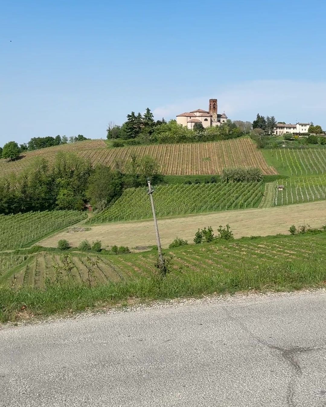 Hills and vineyards seen from 700 Enolocanda